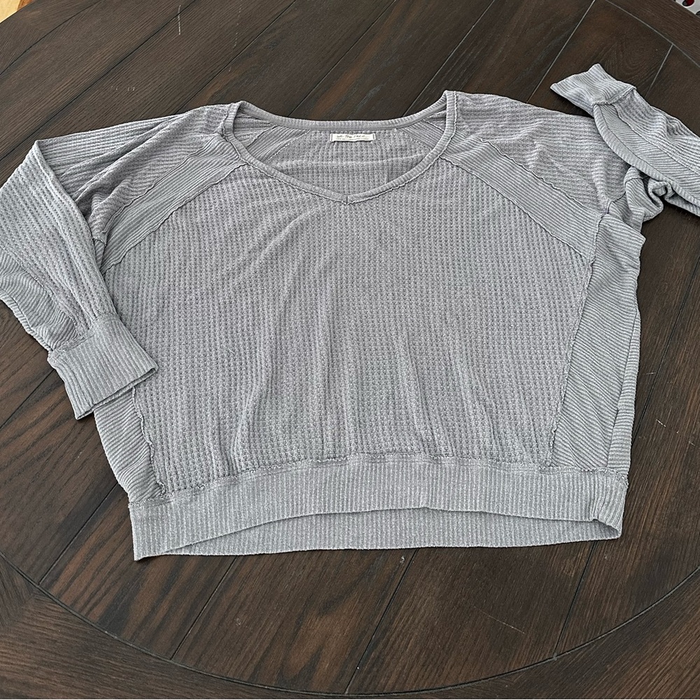 We the Free dolman waffle thermal top